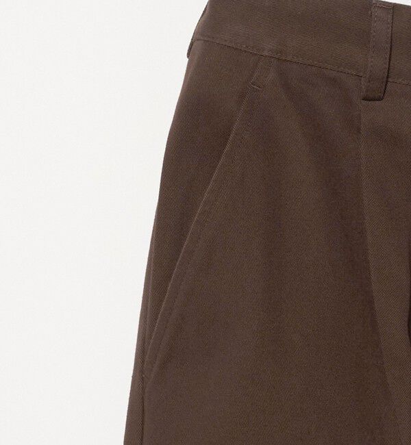 UNITED ARROWS green label relaxing「コットン チノ 1プリーツ W4 ワイドパンツ」|チノ|