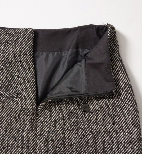 EMMEL REFINES「＜EMMEL REFINES＞EM ツィードライク ボンディング ミニスカート」|スカート|