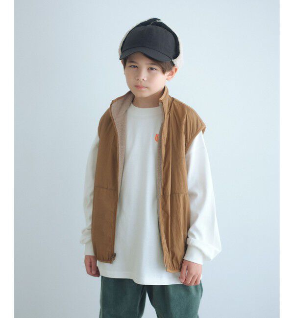 UNITED ARROWS green label relaxing「フリース リバーベスト / キッズ  撥水 100cm-160cm」|ベスト・ジレ|