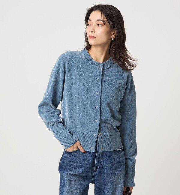 UNITED ARROWS green label relaxing「モールヤーン クルーネック カーディガン ウォッシャブル」|カーディガン|