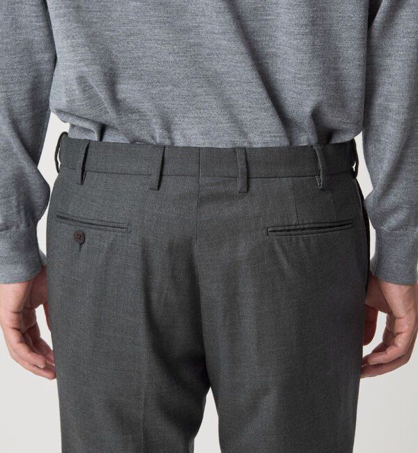 UNITED ARROWS green label relaxing「TW サキソニー アジャスター スリム スラックス -ウォッシャブル・ストレッチ-」|スラックス|