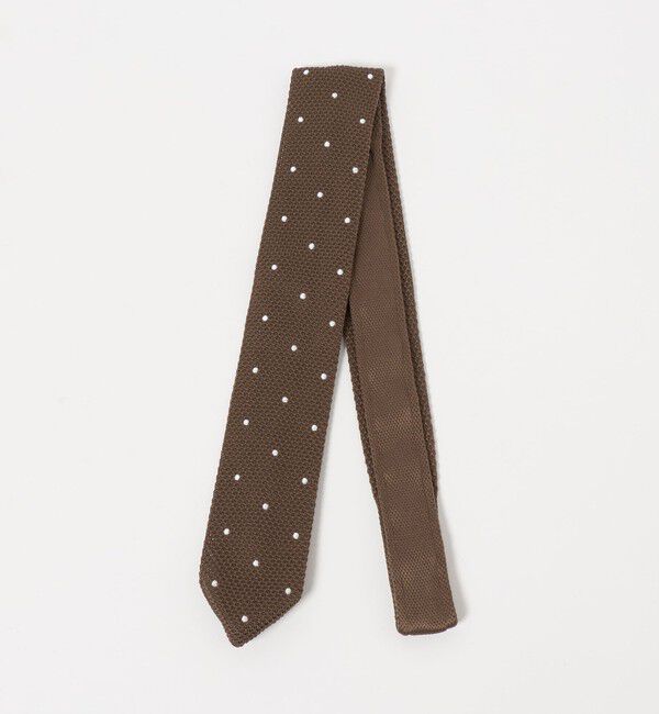 UNITED ARROWS green label relaxing「GLR ポリエステル ウォッシャブル ニット ドット ネクタイ ニットタイ」|ネクタイ・蝶ネクタイ|MD.BROWN