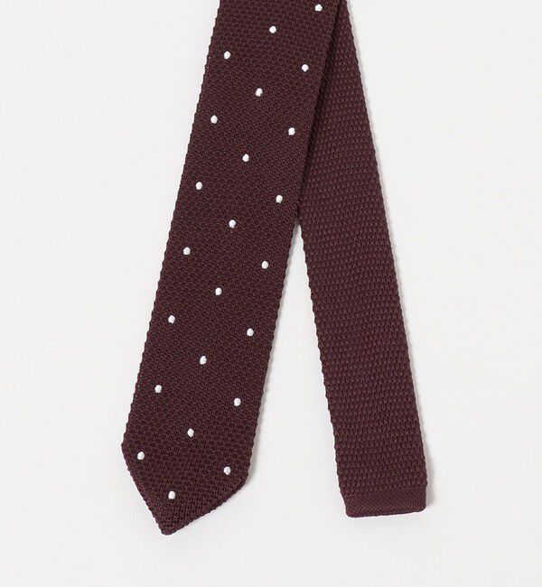 UNITED ARROWS green label relaxing「GLR ポリエステル ウォッシャブル ニット ドット ネクタイ ニットタイ」|ネクタイ・蝶ネクタイ|