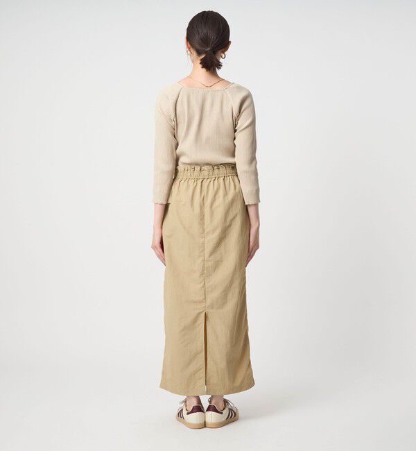 UNITED ARROWS green label relaxing「デコルテ カット ドッキング ワンピース」|ワンピース|