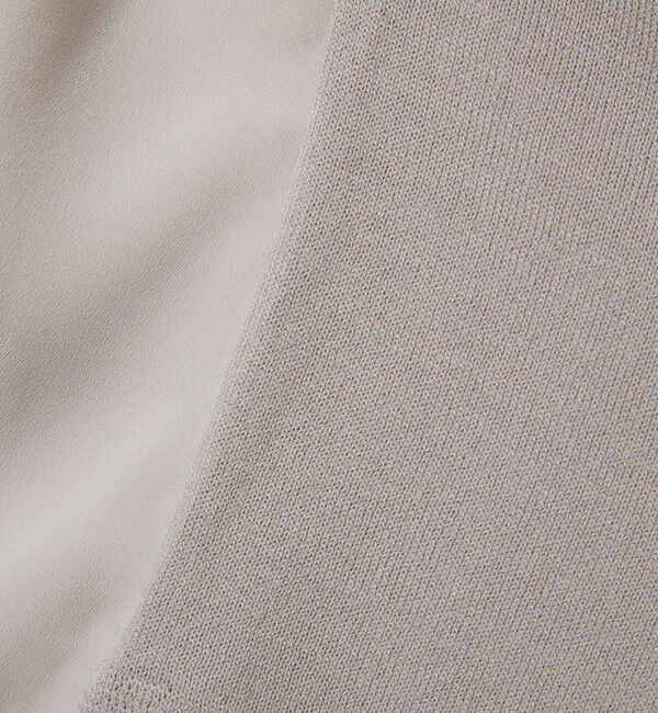 UNITED ARROWS green label relaxing「チャーム付き ドッキング ロングスリーブ プルオーバー ニット」|ニット・セーター|