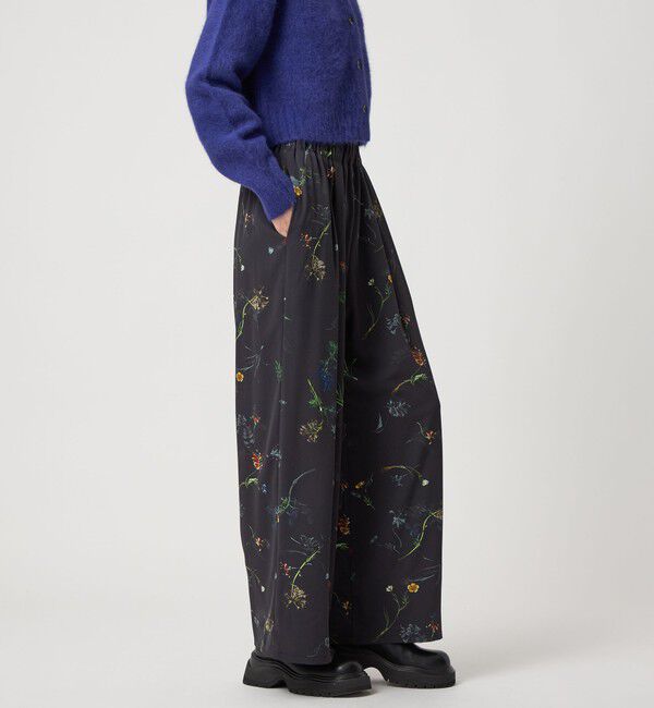 EMMEL REFINES「＜EMMEL REFINES＞EM フラワープリント イージーパンツ 2」|チノ|