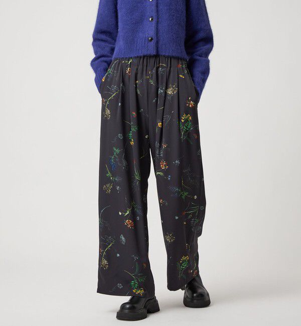 EMMEL REFINES「＜EMMEL REFINES＞EM フラワープリント イージーパンツ 2」|チノ|