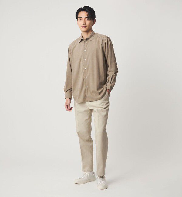 UNITED ARROWS green label relaxing「DC ポリエステル コーデュロイ オーバー シャツ」|シャツ・ブラウス|