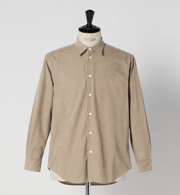 UNITED ARROWS green label relaxing「DC ポリエステル コーデュロイ オーバー シャツ」|シャツ・ブラウス|