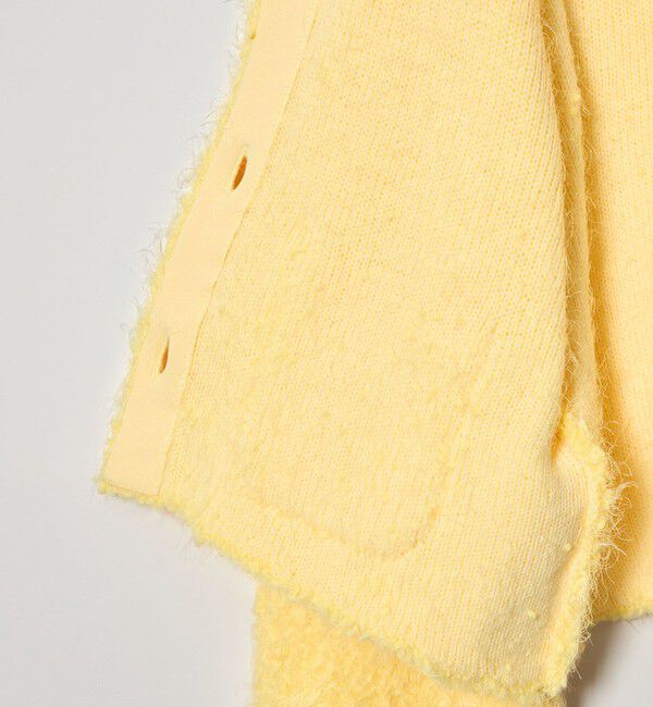 EMMEL REFINES「＜EMMEL REFINES＞EM ポコスラブ フラッフィー カーディガン」|カーディガン|