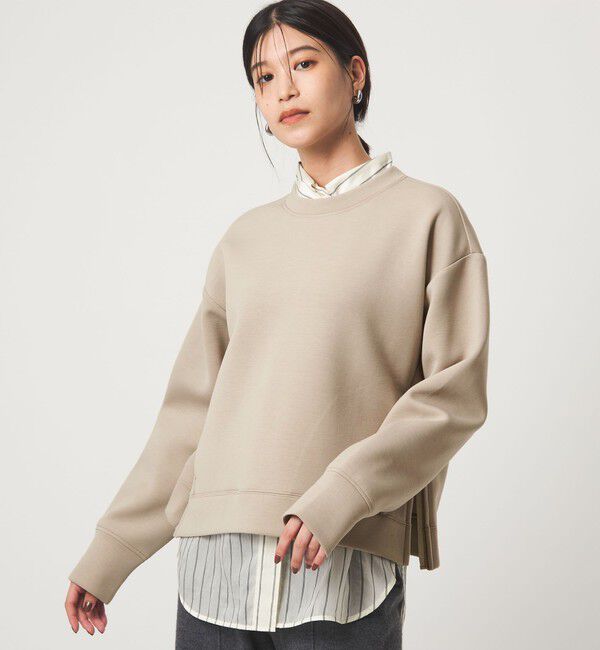 UNITED ARROWS green label relaxing「【WEB限定】＜at ease＞ダンボール スリット プルオーバー カットソー」|Tシャツ・カットソー|