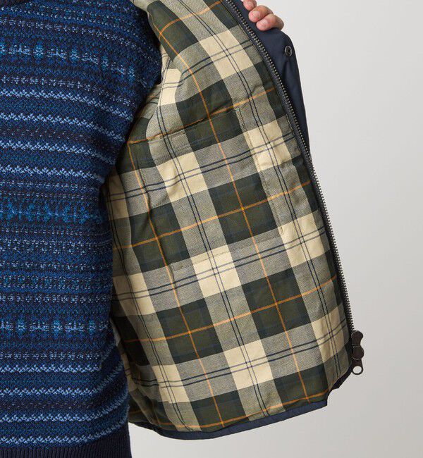 UNITED ARROWS green label relaxing「【別注】＜Barbour＞GLR トランスポート パデット ビデイル ジャケット」|ブルゾン・スタジャン|