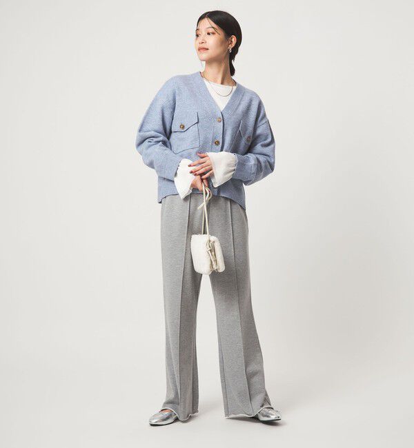 UNITED ARROWS green label relaxing「【WEB限定】＜at ease＞ダブルポケット ニット カーディガン」|カーディガン|