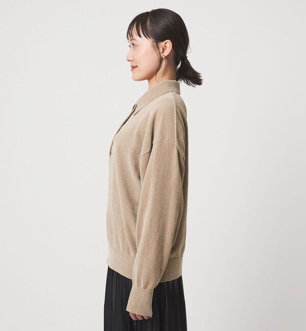 UNITED ARROWS green label relaxing「モールヤーン ポロニット プルオーバー ウォッシャブル」|ニット・セーター|