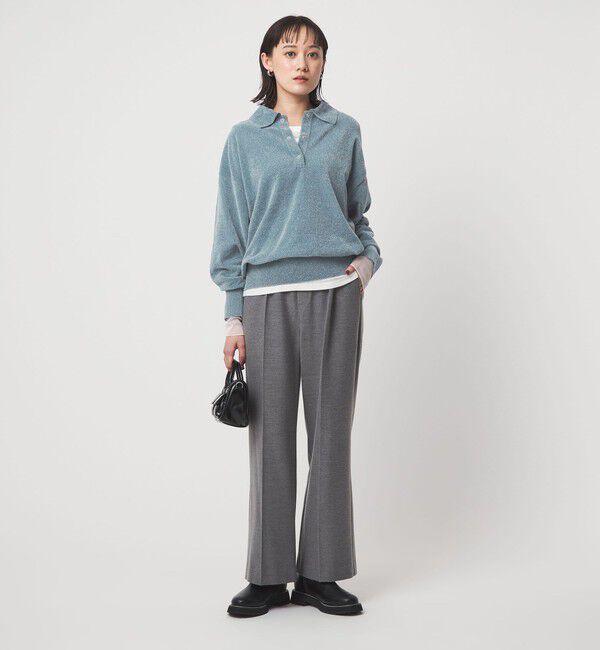 UNITED ARROWS green label relaxing「モールヤーン ポロニット プルオーバー ウォッシャブル」|ニット・セーター|