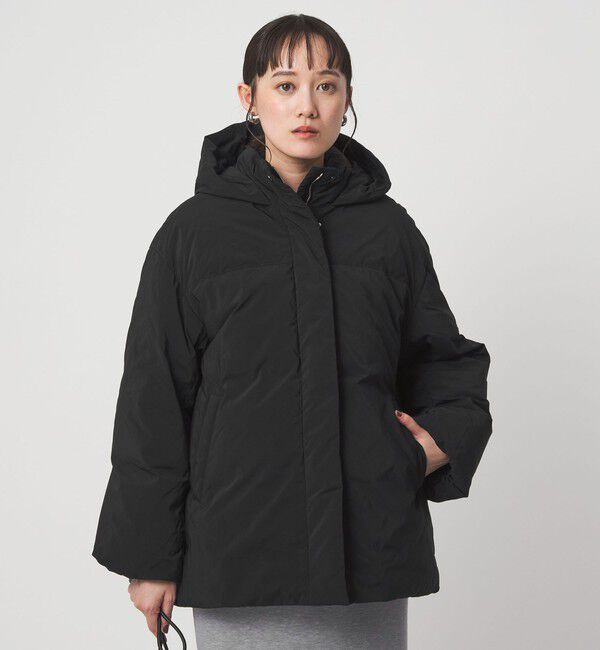 UNITED ARROWS green label relaxing「フード ダウン ウォッシャブル 撥水」|ダウン|BLACK