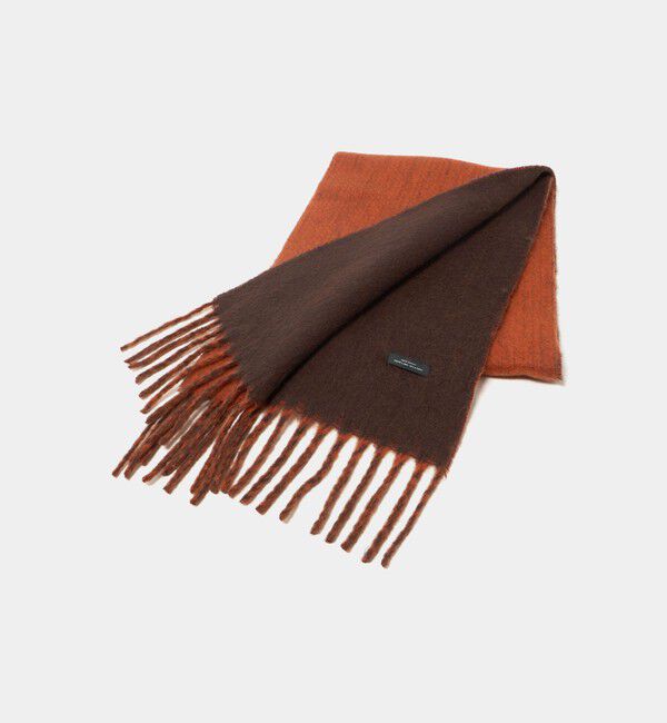 UNITED ARROWS green label relaxing「GLR ブークレ リバーシブル マフラー」|マフラー|DK.BROWN