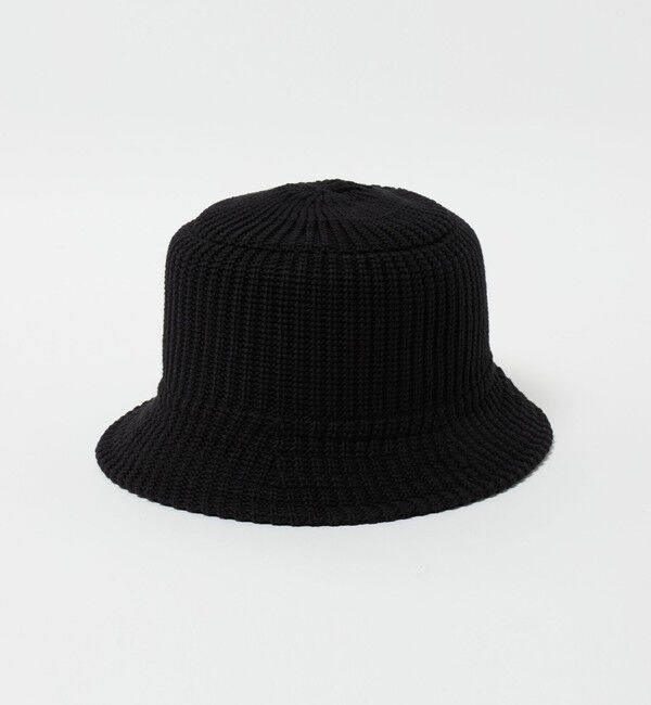 UNITED ARROWS green label relaxing「GLR ニット バケットハット」|ハット|BLACK