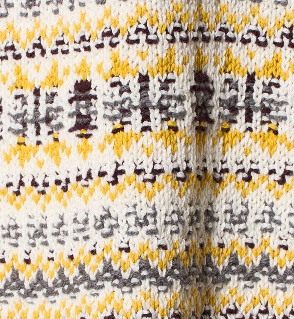 UNITED ARROWS green label relaxing「コットン フェアアイル シングルジャガード クルーネック ニット」|ニット・セーター|