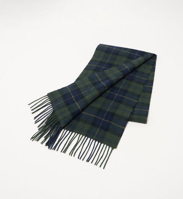 UNITED ARROWS green label relaxing「＜Barbour＞タータンチェック マフラー」|マフラー|DK.GREEN