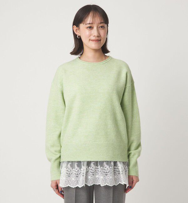 UNITED ARROWS green label relaxing「ニット &times; レース キャミソール プルオーバー セット」|ニット・セーター|
