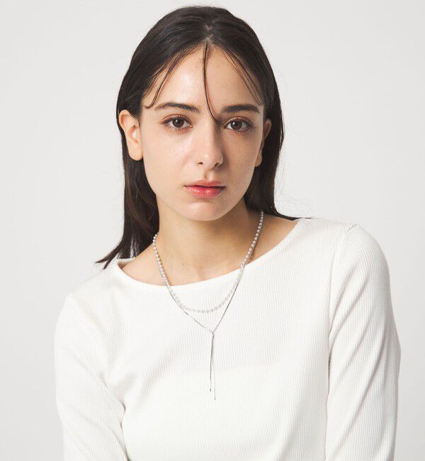 UNITED ARROWS green label relaxing「3WAY スネークチェーン＆フェイクパール ネックレス」|ネックレス|