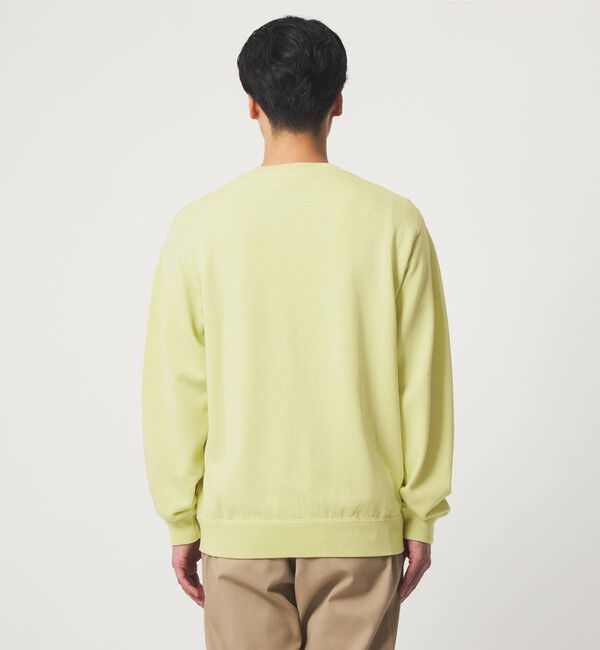 UNITED ARROWS green label relaxing「コットン シルク ミックス インレイ クルーネック ニット」|ニット・セーター|