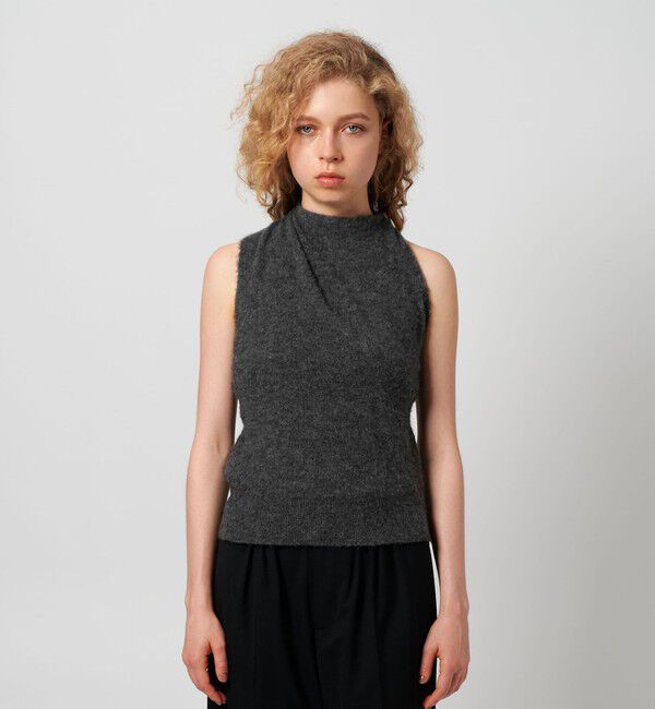 ATTISESSION「＜ATTISESSION＞ツイスト ショルダー ニットトップス」|ニット・セーター|