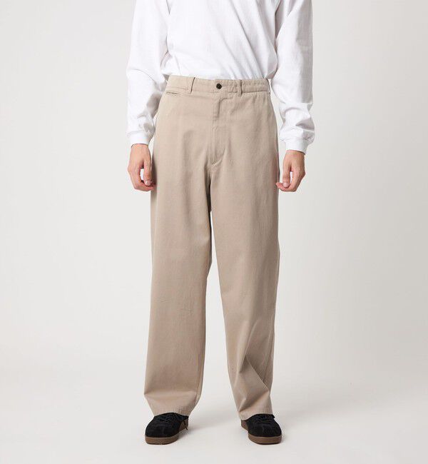 STEVEN ALAN「＜Steven Alan＞ ウエポン ニドム アーミー ノープリーツ トラウザーズ」|チノ|