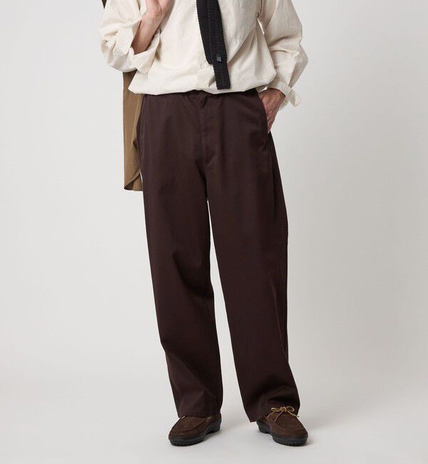 STEVEN ALAN「＜Steven Alan＞ ウエポン ニドム アーミー ノープリーツ トラウザーズ」|チノ|