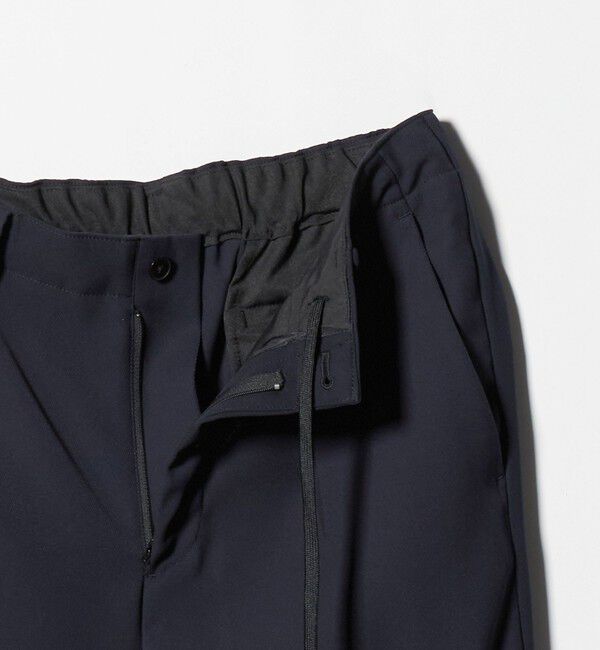 BEAUTY&YOUTH UNITED ARROWS「トリコチン ポリエステル 1プリーツ テーパードパンツ NO.5 セットアップ対応」|チノ|