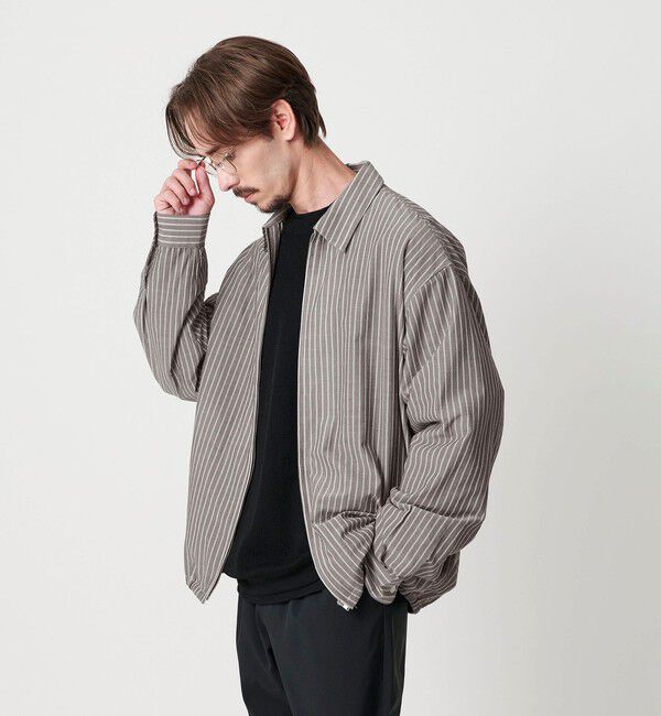 BEAUTY&YOUTH UNITED ARROWS「ボイル シアー ジップ シャツ」|シャツ・ブラウス|