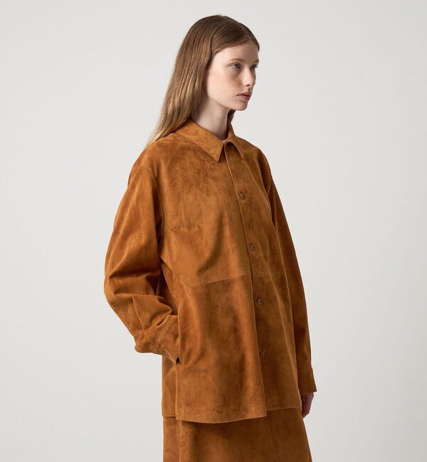 STEVEN ALAN「＜Steven Alan＞スエード シャツ」|シャツ・ブラウス|