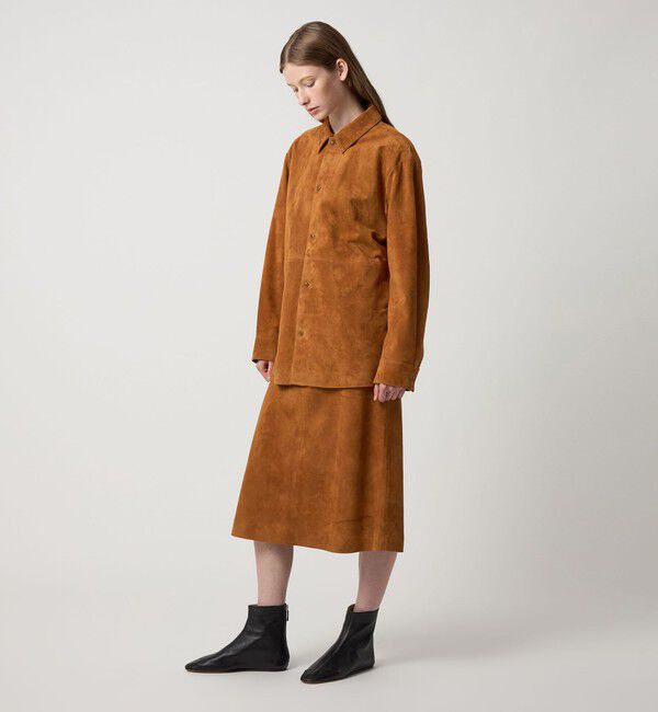 STEVEN ALAN「＜Steven Alan＞スエード シャツ」|シャツ・ブラウス|