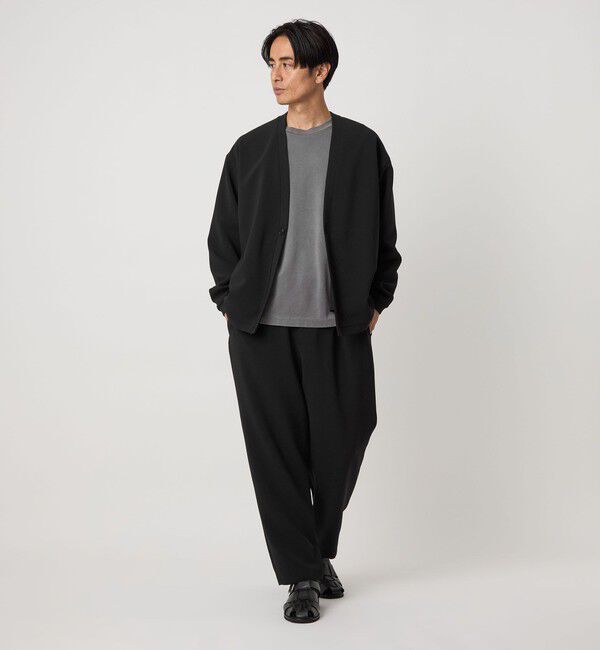 BEAUTY&YOUTH UNITED ARROWS「DUAL PACK 2.0 1プリーツ テーパード イージーパンツ -セットアップ対応 ウォッシャブル マルチ機能-」|チノ|