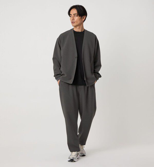 BEAUTY&YOUTH UNITED ARROWS「DUAL PACK 2.0 1プリーツ テーパード イージーパンツ -セットアップ対応 ウォッシャブル マルチ機能-」|チノ|