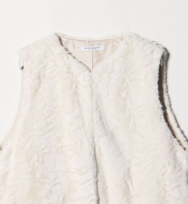 BEAUTY&YOUTH UNITED ARROWS「フェイクファー ベスト」|ベスト・ジレ|