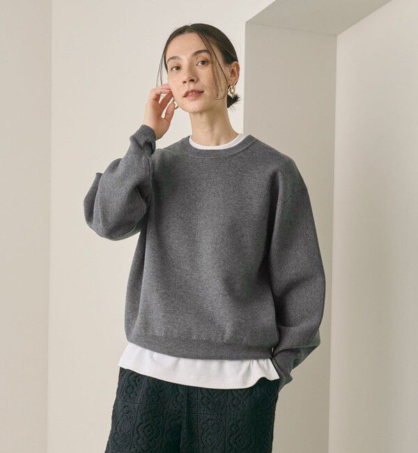 BEAUTY&YOUTH UNITED ARROWS「ポリエステルブレンド ミラノリブ プルオーバー」|ニット・セーター|