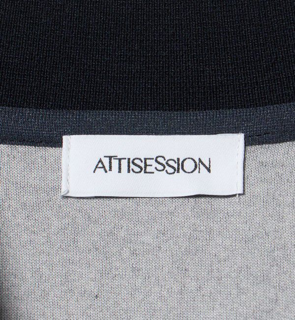 ATTISESSION「＜ATTISESSION＞ベロア ポロシャツ」|ポロシャツ|