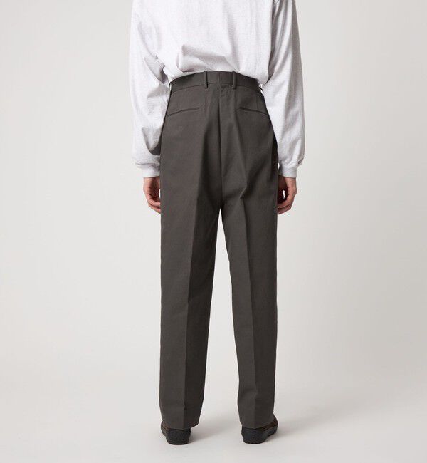 STEVEN ALAN「＜Steven Alan＞ ドリル インツープリーツ ドレス トラウザーズ」|チノ|