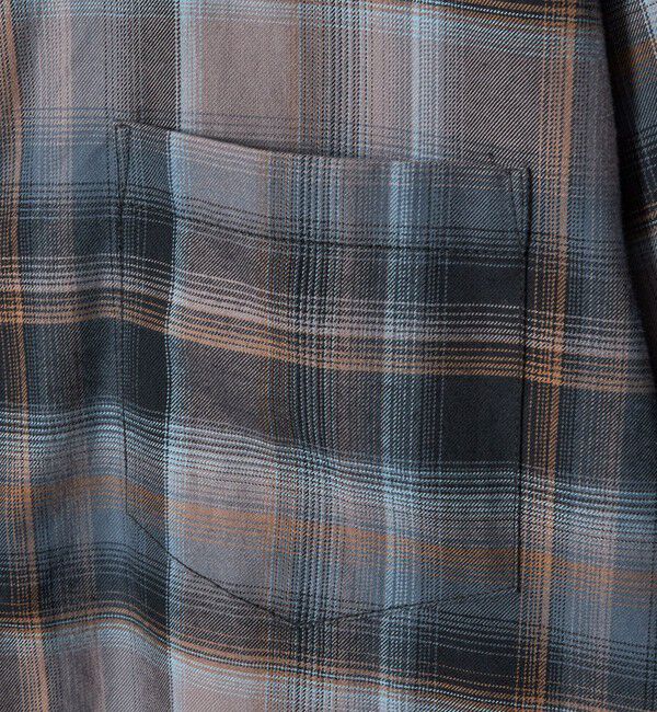 MONKEY TIME「ブラッシュド オンブレ チェック シャツ」|シャツ・ブラウス|