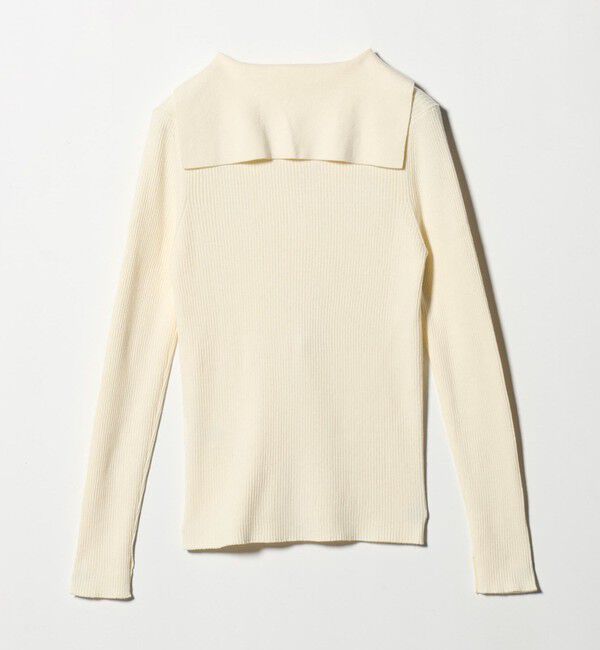 BEAUTY&YOUTH UNITED ARROWS「コットンカシミヤ リブセーラーカラー カーディガン ウォッシャブル」|カーディガン|