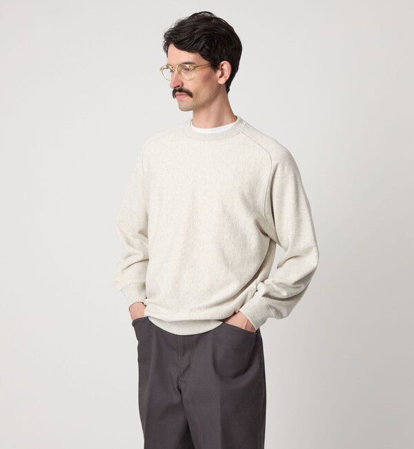 STEVEN ALAN「＜Steven Alan＞ CR ウラケ フリーダムスリーブ クルーネック スウェット」|スウェット・ジャージ|