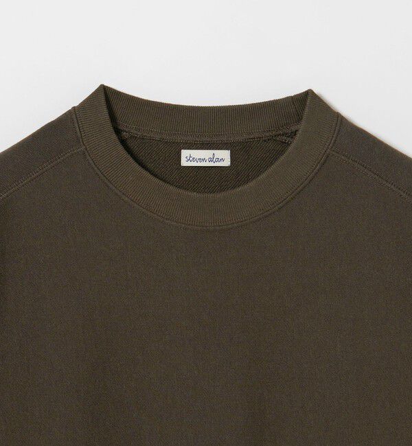 STEVEN ALAN「＜Steven Alan＞ CR ウラケ フリーダムスリーブ クルーネック スウェット」|スウェット・ジャージ|