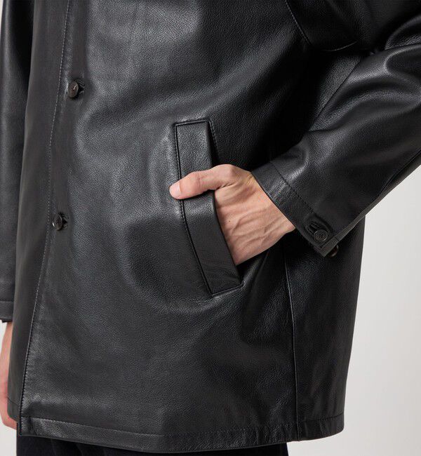 STEVEN ALAN「＜Steven Alan＞ シボ シープレザー カー コート」|その他|