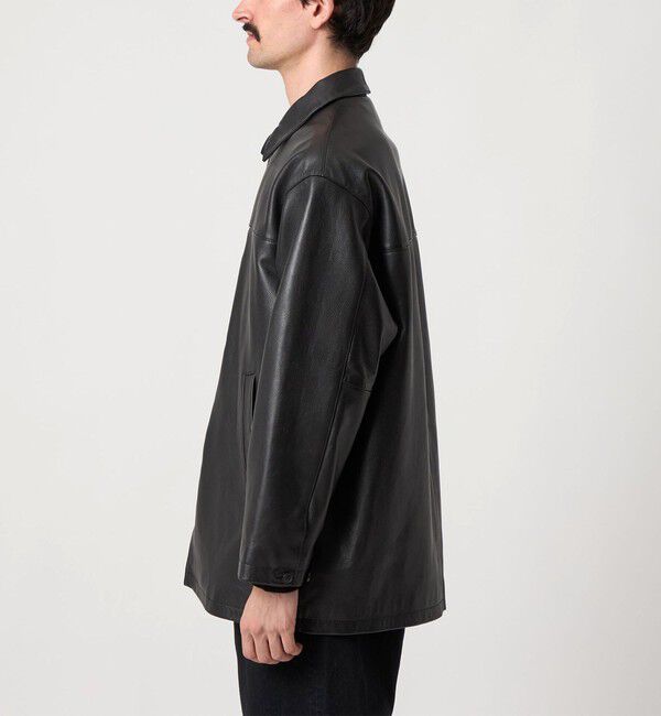 STEVEN ALAN「＜Steven Alan＞ シボ シープレザー カー コート」|その他|