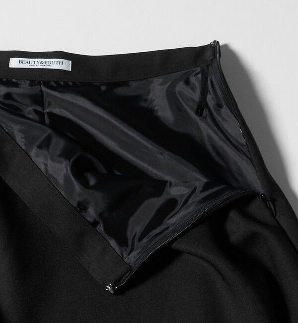 BEAUTY&YOUTH UNITED ARROWS「ポリエステルツイル サーキュラースカート ウォッシャブル」|フレア|