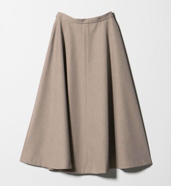 BEAUTY&YOUTH UNITED ARROWS「ポリエステルツイル サーキュラースカート ウォッシャブル」|フレア|