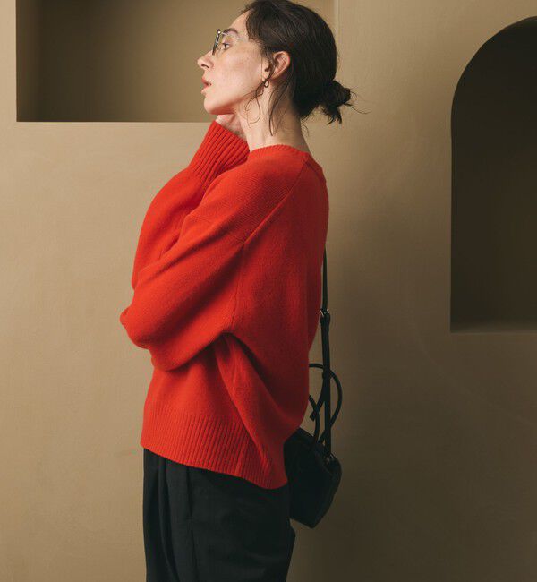 BEAUTY&YOUTH UNITED ARROWS「ウールカシミヤ アクア クルーネックニット」|ニット・セーター|