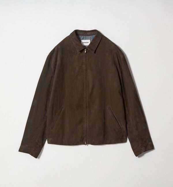 MONKEY TIME「スエード クロップド ジップ ジャケット」|その他|